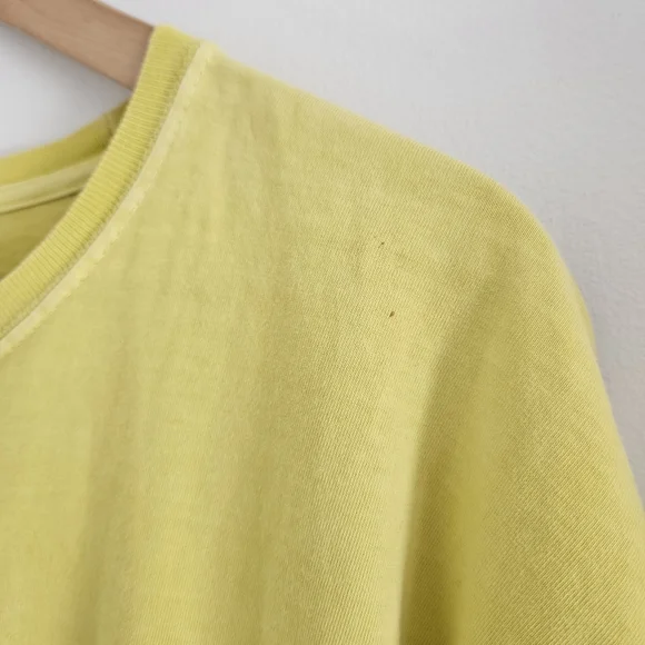 Vintage Stussy Shirt Mens 2XL Yellow Logo Streetwear Y2K - Picture 3 of 7